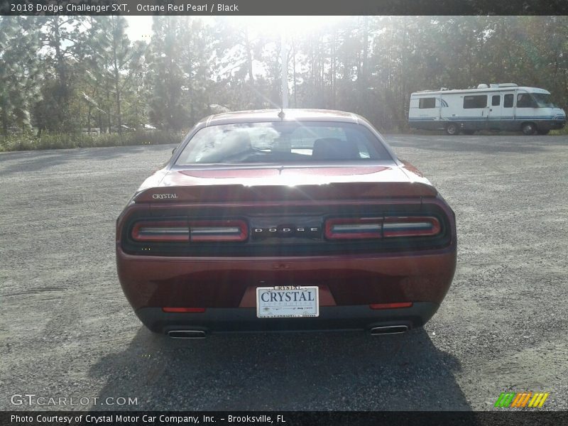 Octane Red Pearl / Black 2018 Dodge Challenger SXT