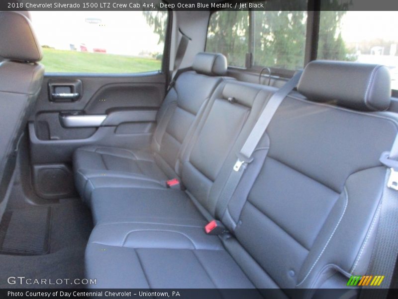 Deep Ocean Blue Metallic / Jet Black 2018 Chevrolet Silverado 1500 LTZ Crew Cab 4x4