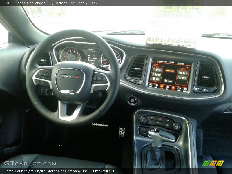 Octane Red Pearl / Black 2018 Dodge Challenger SXT