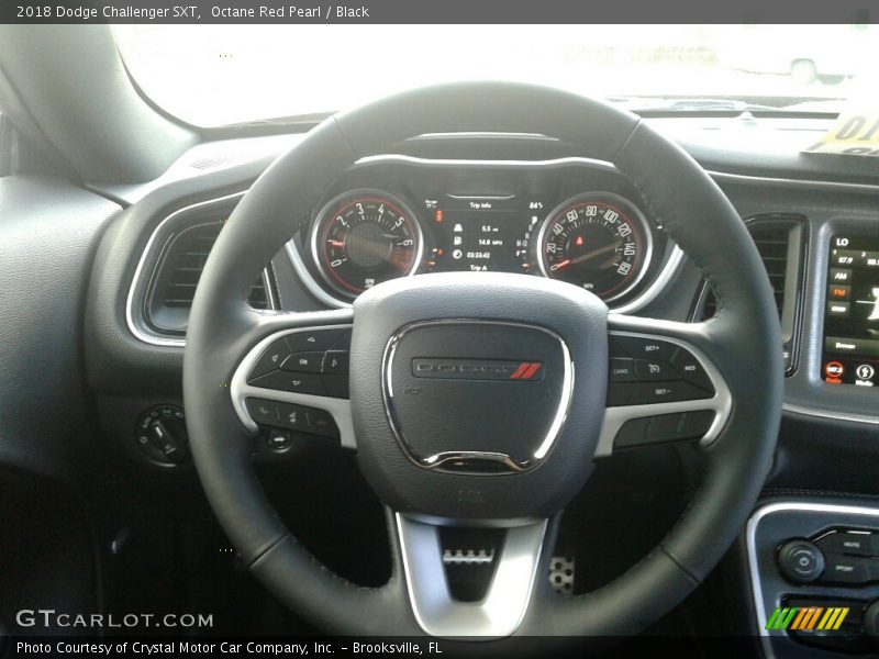 Octane Red Pearl / Black 2018 Dodge Challenger SXT