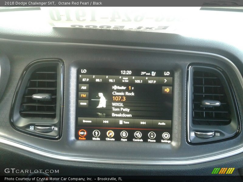 Octane Red Pearl / Black 2018 Dodge Challenger SXT