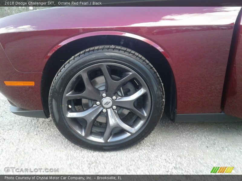 Octane Red Pearl / Black 2018 Dodge Challenger SXT