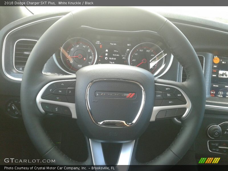 White Knuckle / Black 2018 Dodge Charger SXT Plus