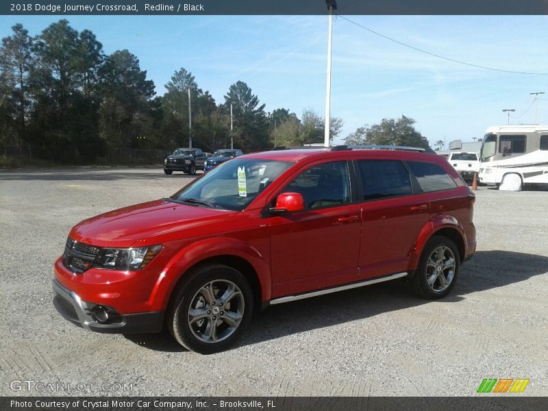 Redline / Black 2018 Dodge Journey Crossroad