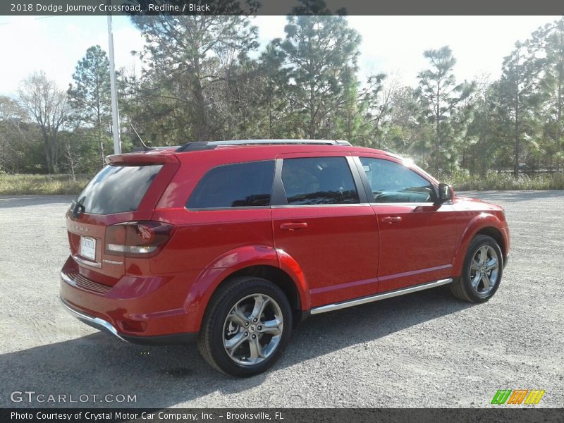 Redline / Black 2018 Dodge Journey Crossroad