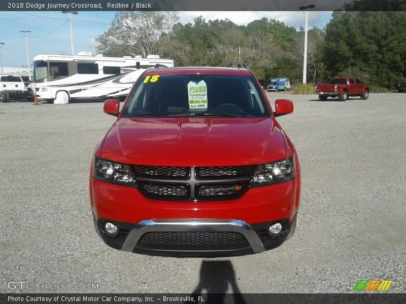 Redline / Black 2018 Dodge Journey Crossroad