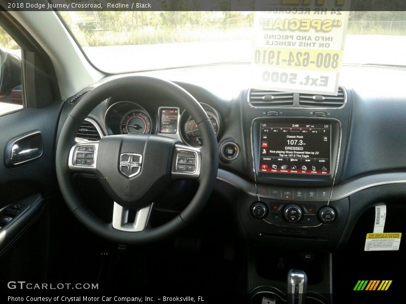 Redline / Black 2018 Dodge Journey Crossroad