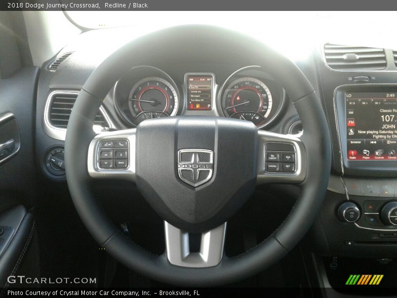 Redline / Black 2018 Dodge Journey Crossroad