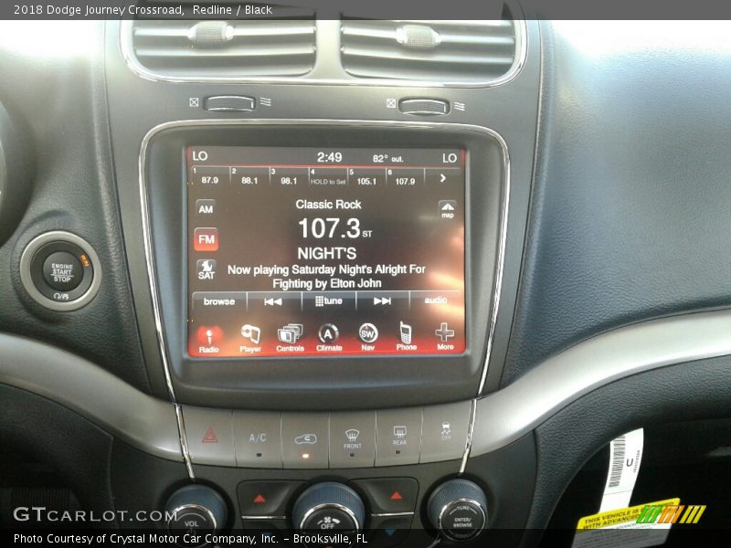 Redline / Black 2018 Dodge Journey Crossroad