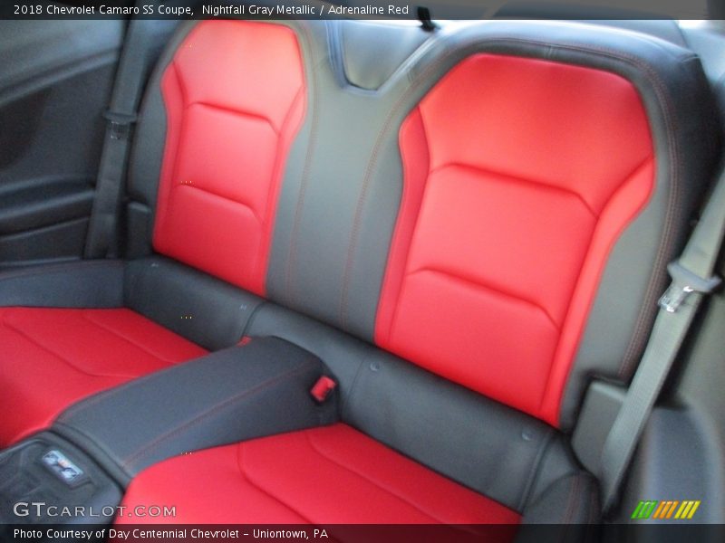 Nightfall Gray Metallic / Adrenaline Red 2018 Chevrolet Camaro SS Coupe