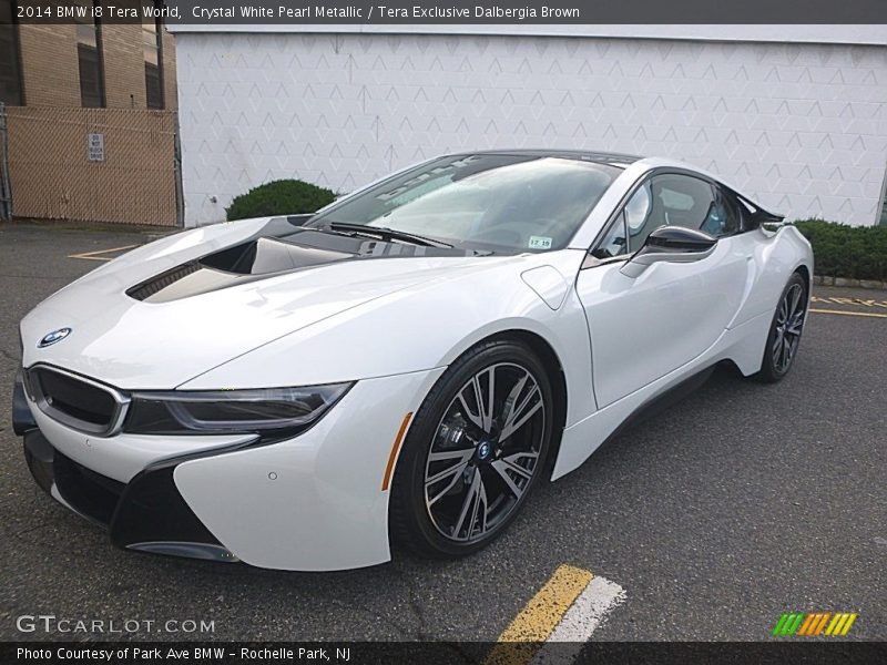 Crystal White Pearl Metallic / Tera Exclusive Dalbergia Brown 2014 BMW i8 Tera World