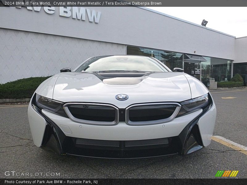 Crystal White Pearl Metallic / Tera Exclusive Dalbergia Brown 2014 BMW i8 Tera World