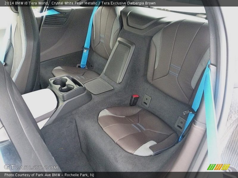 Crystal White Pearl Metallic / Tera Exclusive Dalbergia Brown 2014 BMW i8 Tera World