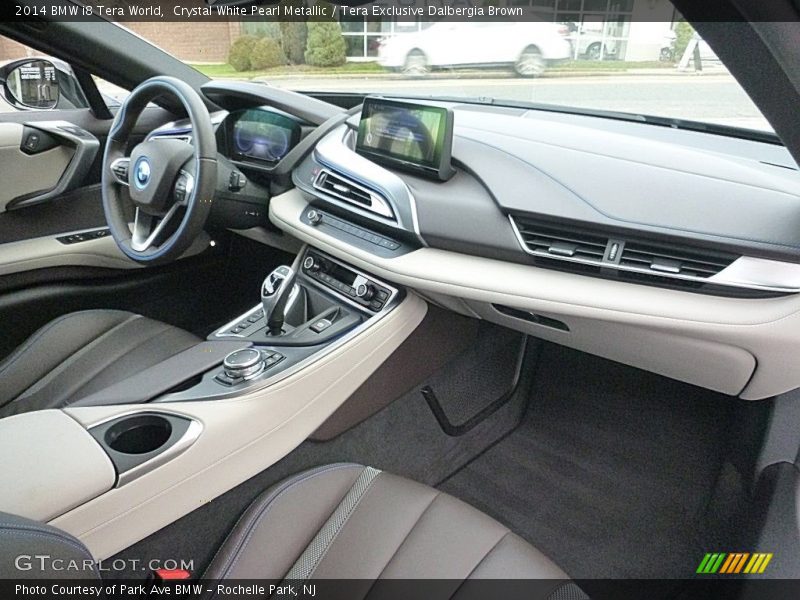 Crystal White Pearl Metallic / Tera Exclusive Dalbergia Brown 2014 BMW i8 Tera World