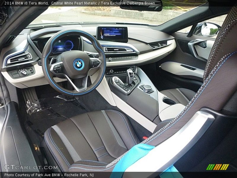 Crystal White Pearl Metallic / Tera Exclusive Dalbergia Brown 2014 BMW i8 Tera World
