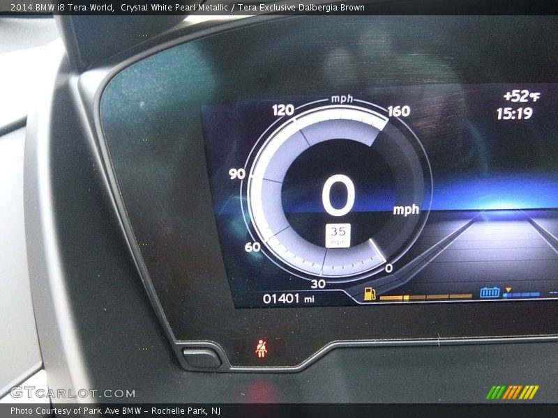 Crystal White Pearl Metallic / Tera Exclusive Dalbergia Brown 2014 BMW i8 Tera World