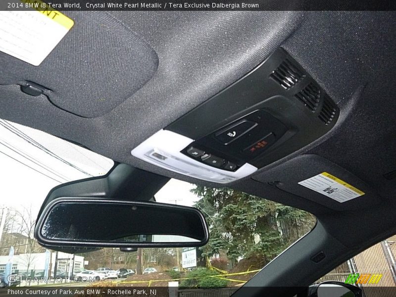 Crystal White Pearl Metallic / Tera Exclusive Dalbergia Brown 2014 BMW i8 Tera World