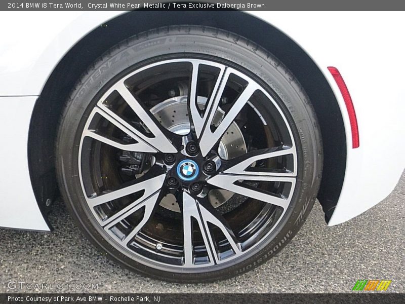 Crystal White Pearl Metallic / Tera Exclusive Dalbergia Brown 2014 BMW i8 Tera World