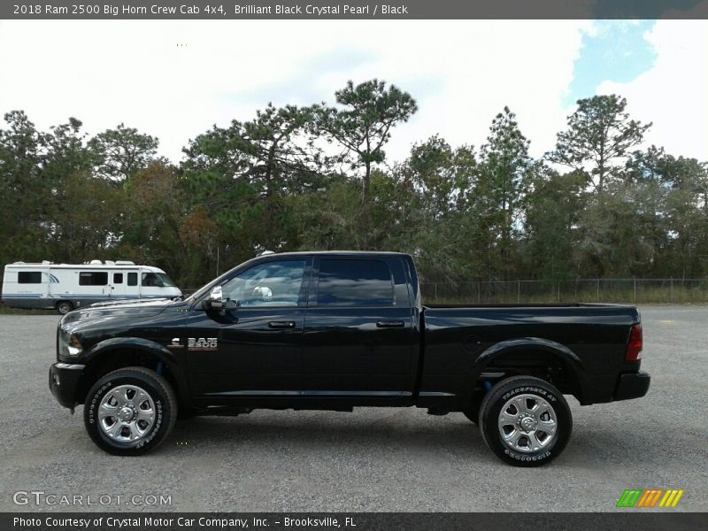Brilliant Black Crystal Pearl / Black 2018 Ram 2500 Big Horn Crew Cab 4x4