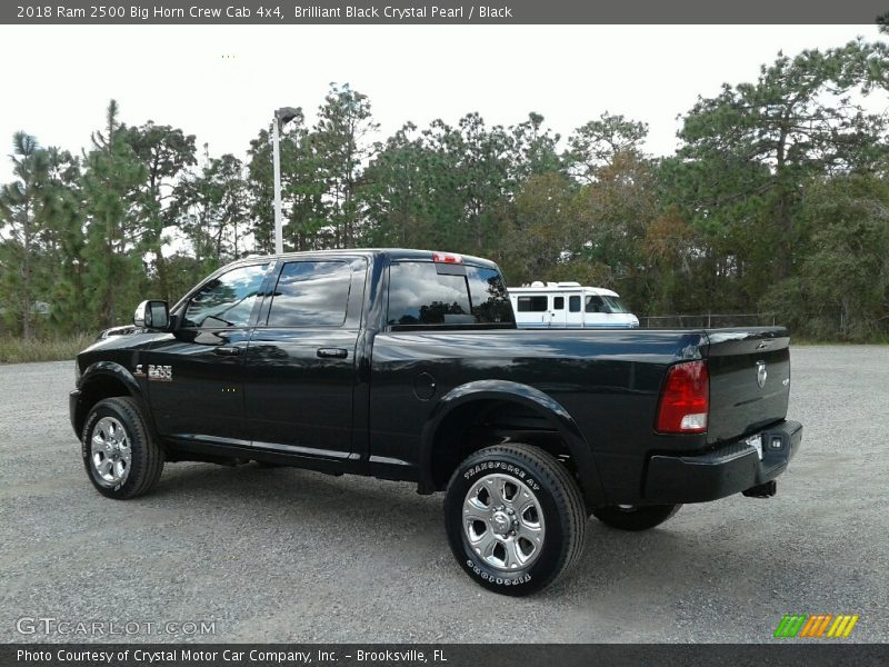 Brilliant Black Crystal Pearl / Black 2018 Ram 2500 Big Horn Crew Cab 4x4
