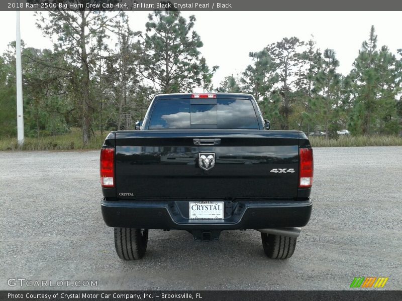 Brilliant Black Crystal Pearl / Black 2018 Ram 2500 Big Horn Crew Cab 4x4