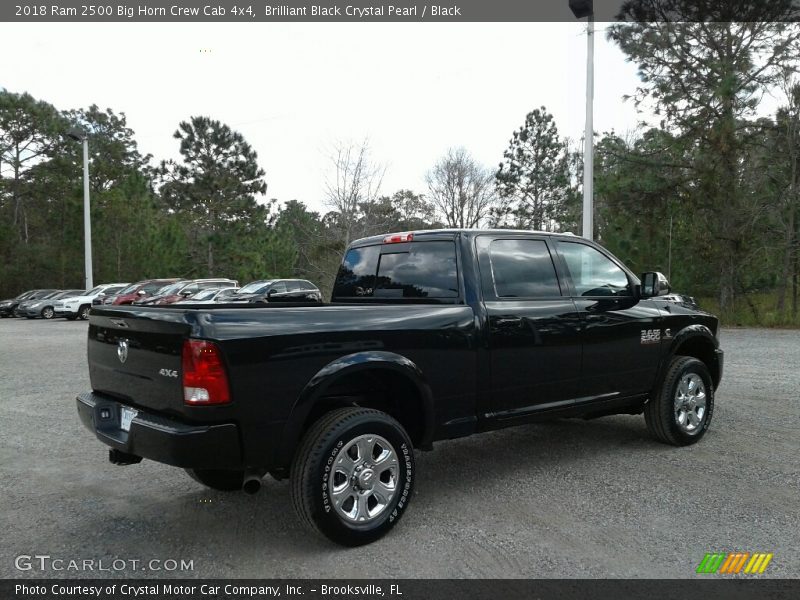 Brilliant Black Crystal Pearl / Black 2018 Ram 2500 Big Horn Crew Cab 4x4