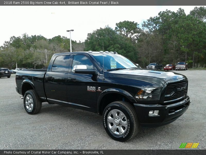  2018 2500 Big Horn Crew Cab 4x4 Brilliant Black Crystal Pearl