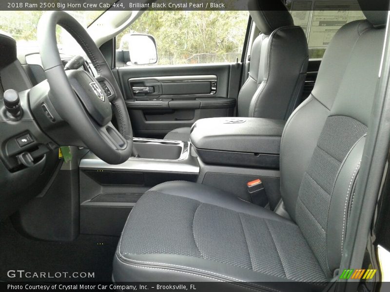  2018 2500 Big Horn Crew Cab 4x4 Black Interior