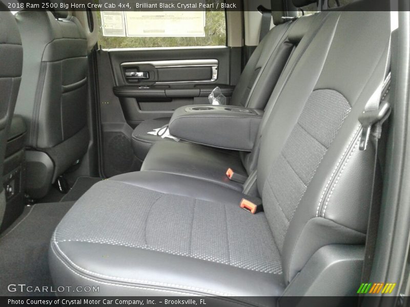 Rear Seat of 2018 2500 Big Horn Crew Cab 4x4