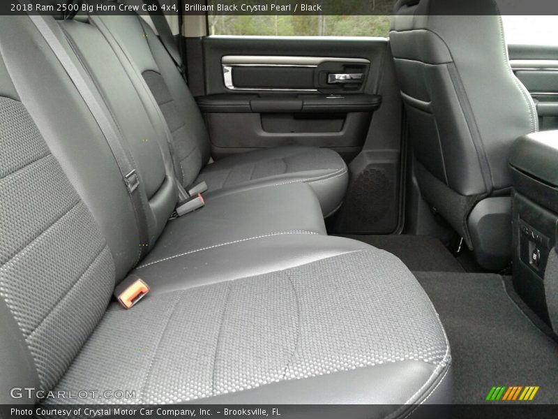 Rear Seat of 2018 2500 Big Horn Crew Cab 4x4