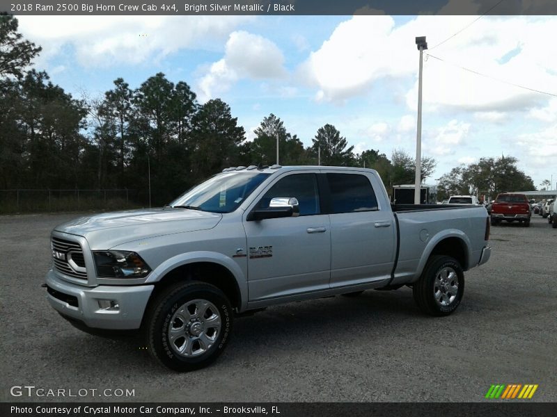 Bright Silver Metallic / Black 2018 Ram 2500 Big Horn Crew Cab 4x4