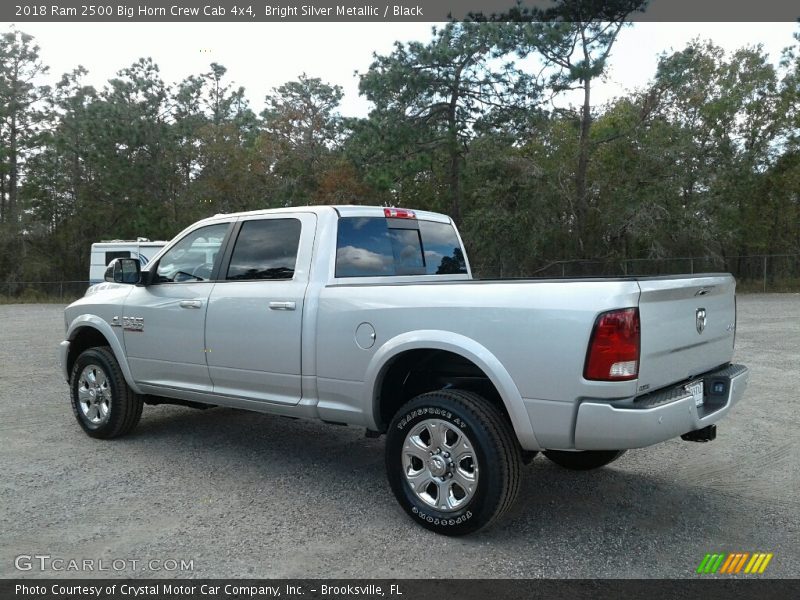 Bright Silver Metallic / Black 2018 Ram 2500 Big Horn Crew Cab 4x4