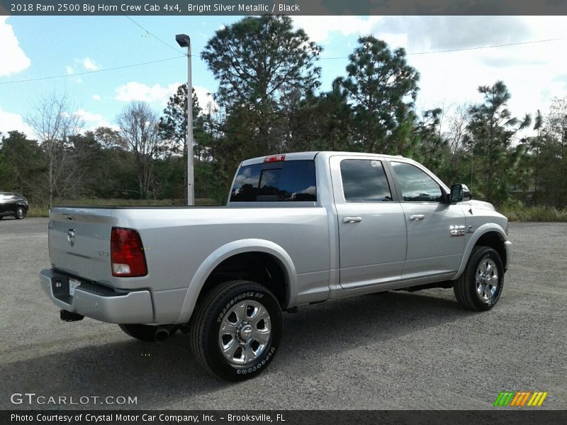 Bright Silver Metallic / Black 2018 Ram 2500 Big Horn Crew Cab 4x4