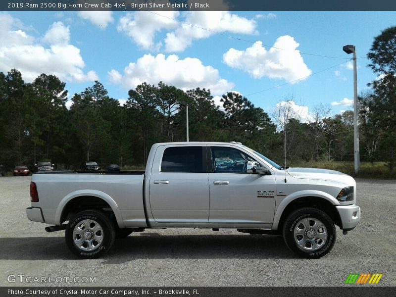 Bright Silver Metallic / Black 2018 Ram 2500 Big Horn Crew Cab 4x4