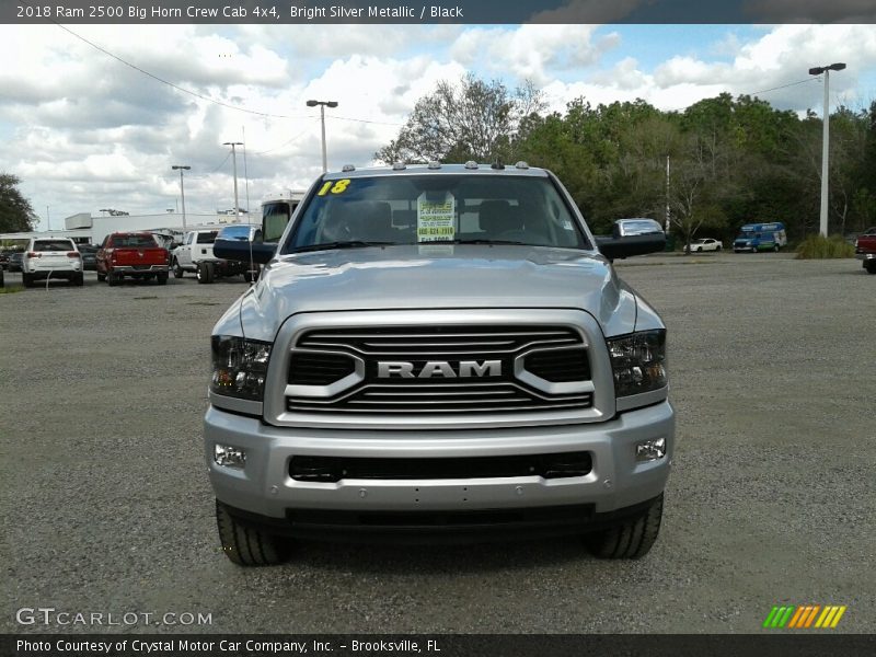 Bright Silver Metallic / Black 2018 Ram 2500 Big Horn Crew Cab 4x4
