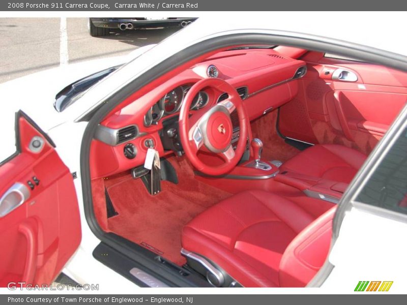  2008 911 Carrera Coupe Carrera Red Interior