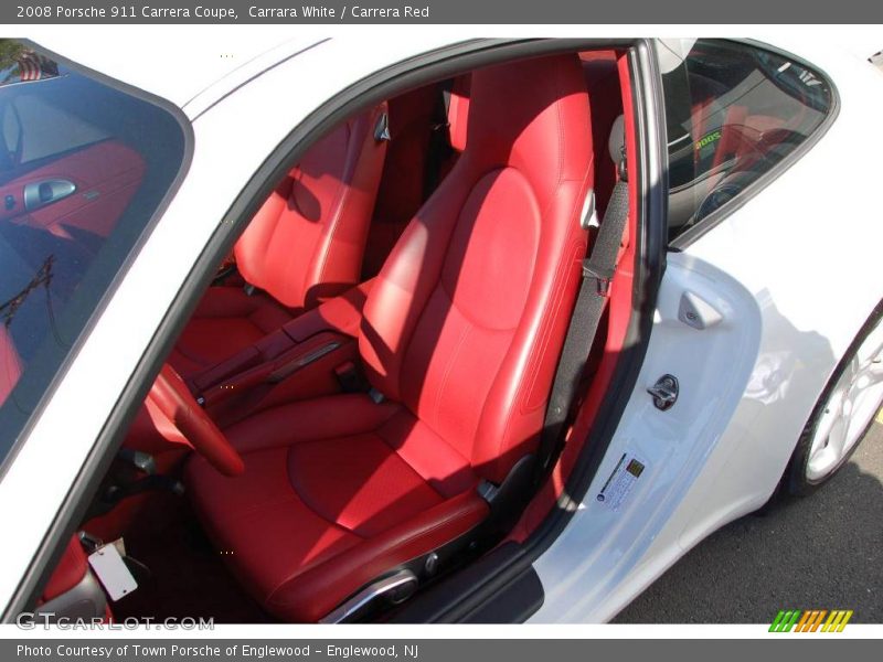  2008 911 Carrera Coupe Carrera Red Interior