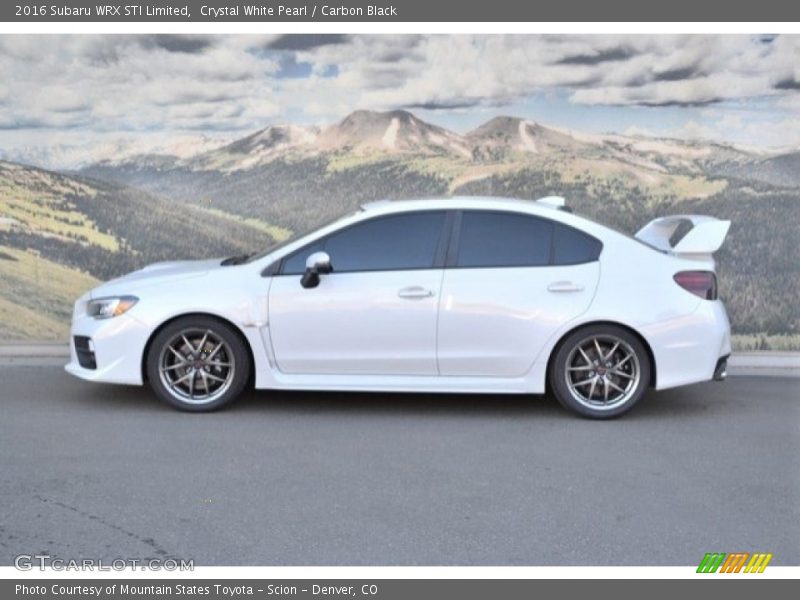  2016 WRX STI Limited Crystal White Pearl