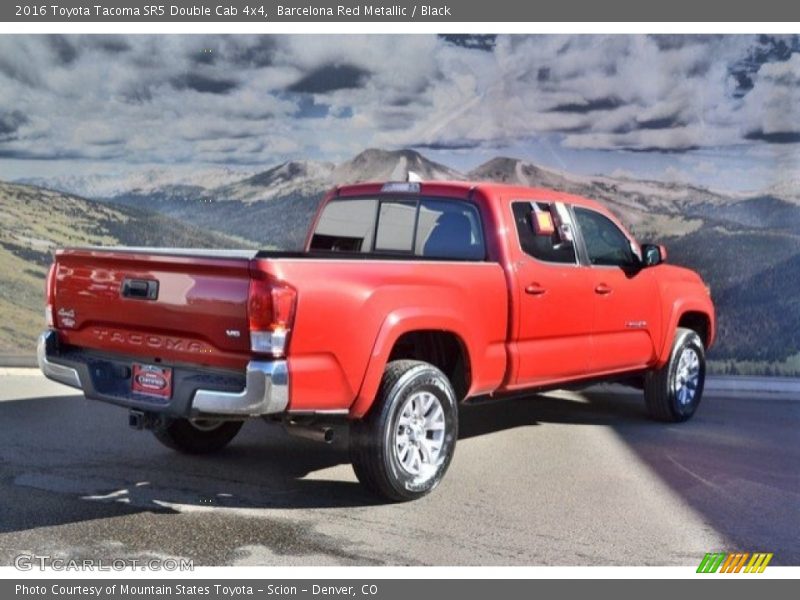 Barcelona Red Metallic / Black 2016 Toyota Tacoma SR5 Double Cab 4x4