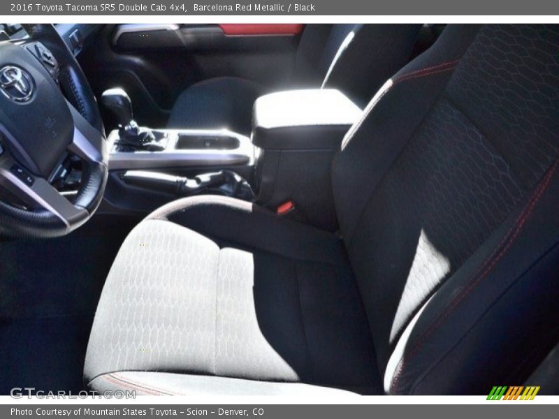 Barcelona Red Metallic / Black 2016 Toyota Tacoma SR5 Double Cab 4x4