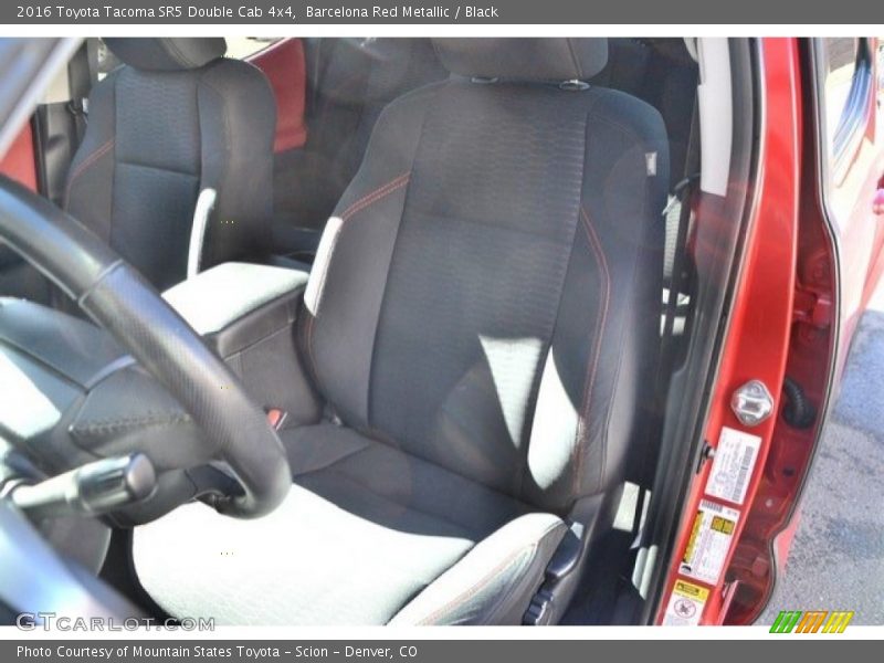Barcelona Red Metallic / Black 2016 Toyota Tacoma SR5 Double Cab 4x4