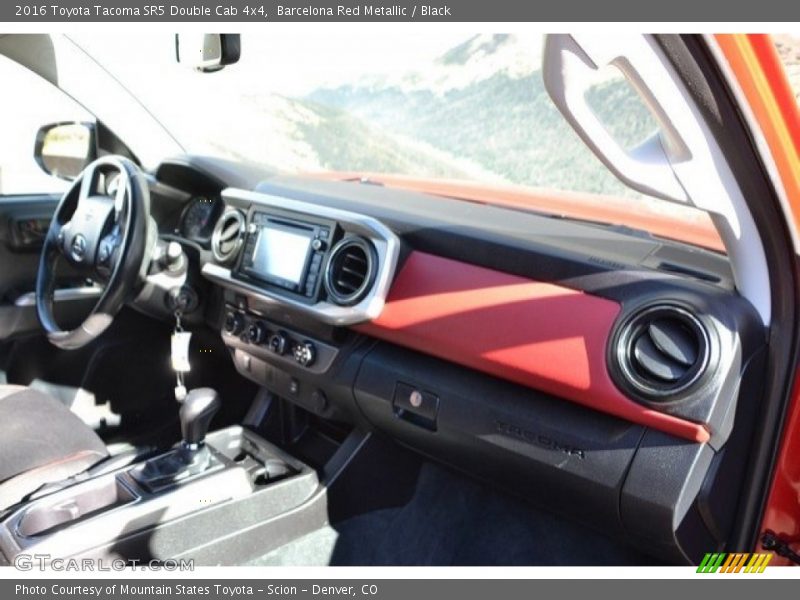Barcelona Red Metallic / Black 2016 Toyota Tacoma SR5 Double Cab 4x4