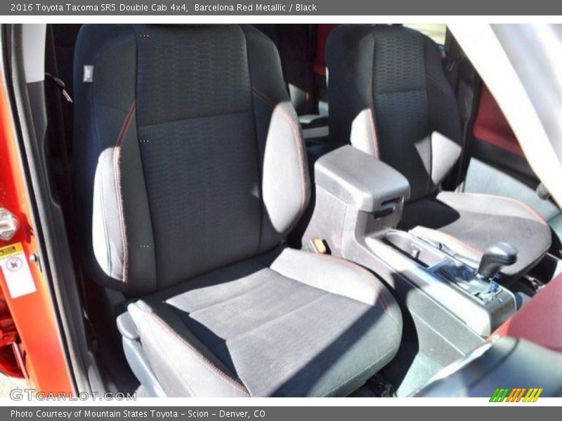 Barcelona Red Metallic / Black 2016 Toyota Tacoma SR5 Double Cab 4x4