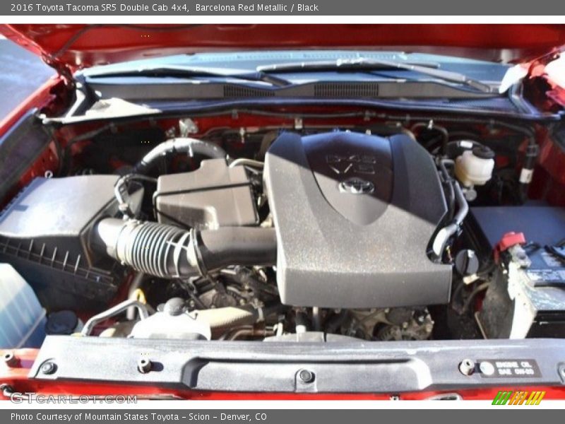 Barcelona Red Metallic / Black 2016 Toyota Tacoma SR5 Double Cab 4x4