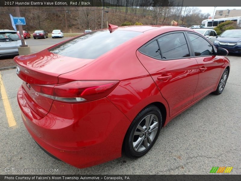 Red / Black 2017 Hyundai Elantra Value Edition