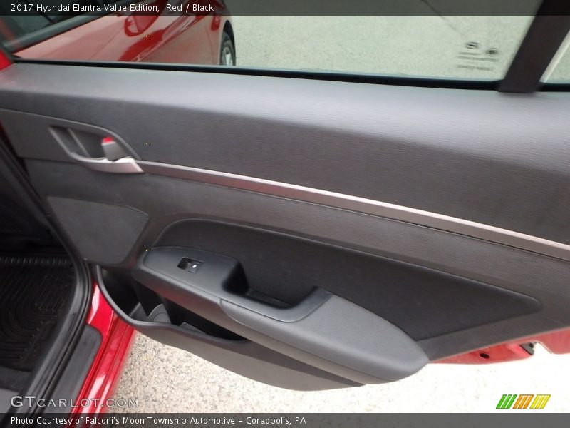 Red / Black 2017 Hyundai Elantra Value Edition