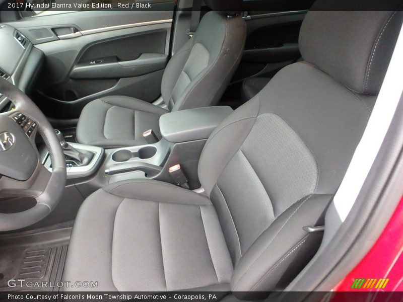 Red / Black 2017 Hyundai Elantra Value Edition