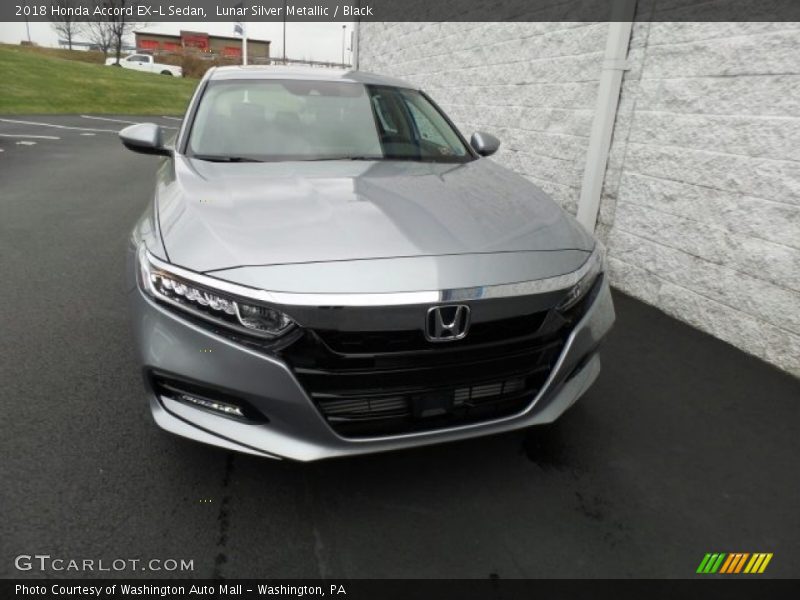 Lunar Silver Metallic / Black 2018 Honda Accord EX-L Sedan