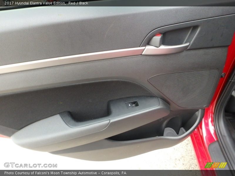 Red / Black 2017 Hyundai Elantra Value Edition
