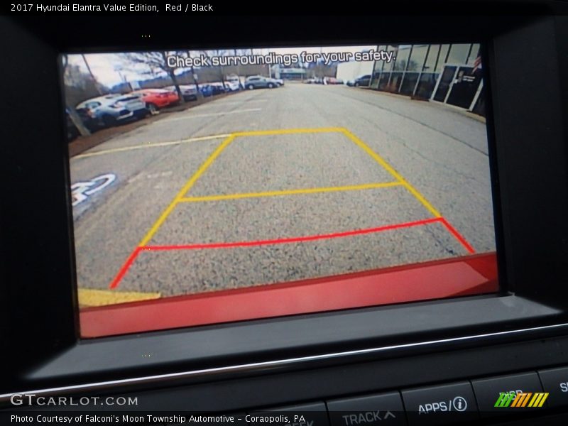 Red / Black 2017 Hyundai Elantra Value Edition